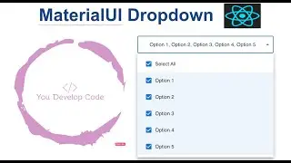 Advanced Material-UI Dropdown with 'Select All' & Checkbox Selection | React UI Development