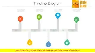 Timeline Infographic Chart For Business Agenda Powerpoint Slides