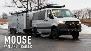 Hauling Friends and Gear in MOOSE | 4x4 Sprinter and Trailer