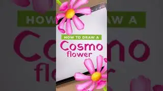 How to Draw a Cosmo Flower (