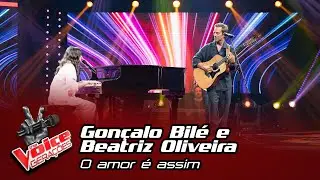 Gonçalo Bilé e Beatriz Oliveira - "O amor é assim" | Provas Cegas | The Voice Gerações