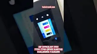 HP OfficeJet Pro 7720 - 7740 Çipsiz Kartuş Kullanma Yazılımı