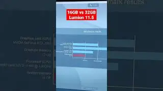 Lumion 11.5 Benchmark || 16GB vs 32GB #intel i5 11400 #nvidia RTX 2060 12GB