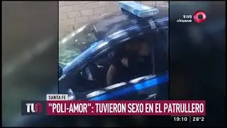 Escándalo: Policías fueron captados teniendo relaciones sexuales en el patrullero