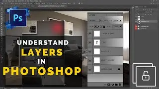 How to use Photoshop layers for beginners | Transform, Rasterise and Resizing Photoshop CC Tutorial