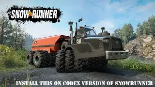 Part 1||How to install mods manually on Snowrunner Codex version?? Mods like Duramax, Tatra etc.