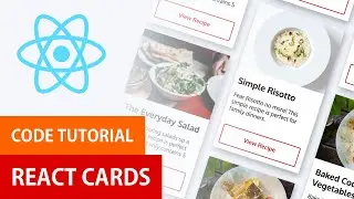 React Cards with Props | UI Card Design with React JS