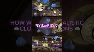 How to Make a Balloon Cloud #ballooncloud #balloons #eventdecor