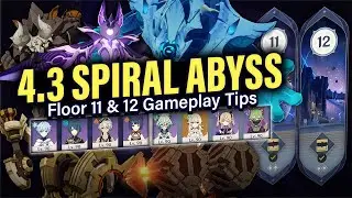 How to BEAT 4.3 SPIRAL ABYSS Floor 11 & 12: Guide & Tips w/ 4-Star Teams! | Genshin Impact 4.3