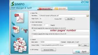 how to select and split pdf with specific pages - extract pages from pdf