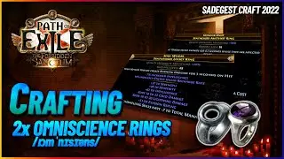 PoE 3.20 - Crafting 2 Omniscience Rings | Venom Gyre Omniscience