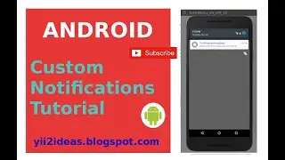 How to add custom notification in android app