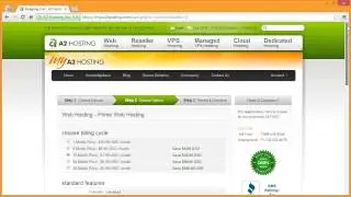 Ordering WordPress Hosting from A2Hosting.com