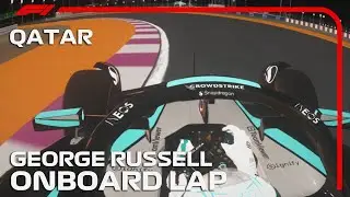 F1 2024 George Russell's Onboard Lap Qatar Grand Prix | Assetto Corsa