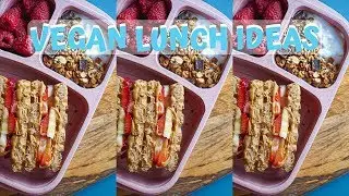 NOT BORING Back to School Lunch Ideas!🌱📚  Vegan + Healthy | Back to School 2019