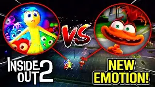 DRONE CATCHES INSIDE OUT 2 EMOTIONS IN REAL LIFE!! (JOY VS NEW EMOTION)