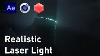 Realistic Laser light part 1 /3  After effects cinema4d redshift tutorial