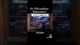 Even Dr.Phil Had To Call Out Kamalas Economy