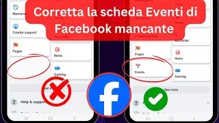 Come risolvere la scheda Eventi mancante da Facebook 2024 | Risoluzione