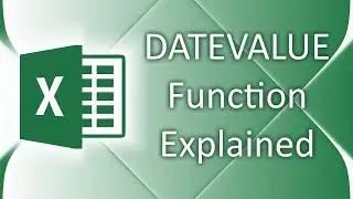 How to use DATEVALUE function in Excel 2016