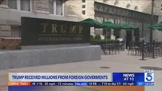 Trump businesses took in nearly $8 million from foreign governments: House Democrats