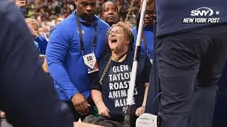 Another wild protest breaks out during Timberwolves game | New York Post Sports