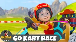 Go Kart Race | Shiva | शिवा | Full Ep 46 | Funny Action Cartoon | Shiva TV Show Hindi