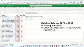 FILTER function multiple columns in Excel - Excel Tips and Tricks