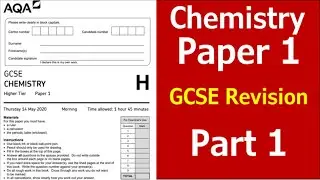 10 Chemistry Paper 1 GCSE Questions 2023 Revision