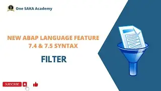 New ABAP Syntax- FILTER