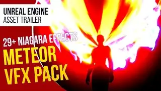 UE5 l 29+ Interactive Meteor VFX Pack l Unreal Engine 5 (Trailer)