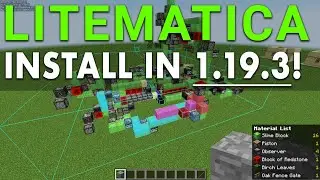 How To Download & Install Litematica 1.19.3 (Schematica for Minecraft)