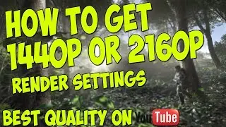 How To Get 2160p Or 1440p Quality Best render settings EVER Sony Vegas Pro 13/12/11/10/9