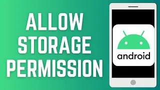 How To Allow Storage Permission In Android | Give Storage Permission Android ✅