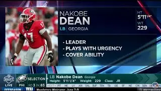 Eagles Draft Nakobe Dean with the 83rd Overall Pick | 2022 NFL Draft Clip [HD]