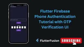 Flutter Firebase Phone Authentication Tutorial with OTP Verification UI | Testing Purpose Only