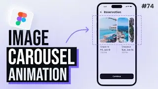 Image Carousel in Figma | Micro Interactions