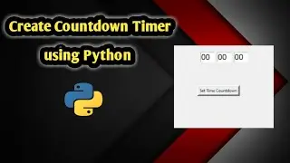 How to create countdown timer in just 6 mins! No talking! | Begginers| Learn Python