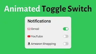 CSS Animated Toggle Switch (No JavaScript) | webIQ