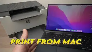 How to Setup HP LaserJet M209dwe Printer With Mac Computer to Print over Wi-Fi