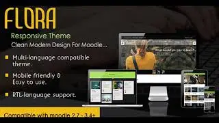 Flora - Responsive Moodle Theme | Themeforest Website Templates and Themes