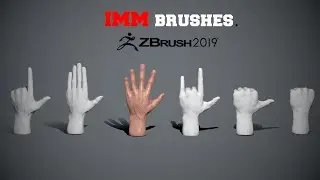 Hand Models IMM Brush #Zbrush