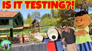 Knott's Berry Farm Camp Snoopy Update Continues! | Snoopy's TenderPaw Coaster Testing?!