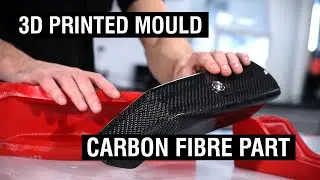 Hand Laminating a Carbon Fibre Part Directly into a 3D Printed Mould