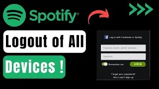 How To Logout Of All Devices On Spotify !