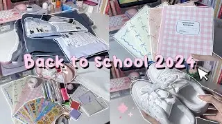 BACK TO SCHOOL 2024 🎀 // Unboxing đồ dùng học tập 💕 // Mình đã chuẩn bị gì cho năm học cuối cùng??😭