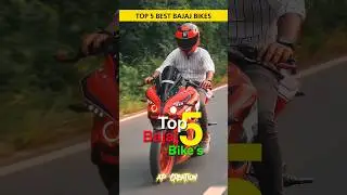 TOP 5 Bajaj Bikes 🏍️ With Price 💵 || #shorts #bajaj