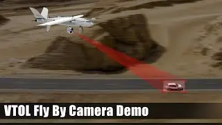 VTOL Drone Fly By Camera Demo