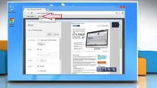 How to add Print Button Icon to Google™ Chrome on Windows® 8 PC