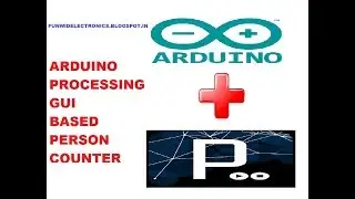 Arduino processing based person counter